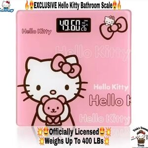 EXCLUSIVE - Hello Kitty Officially Licensed Bathroom Scale - Batteries Included